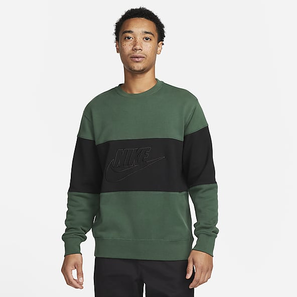 Black and green nike hoodie 2025